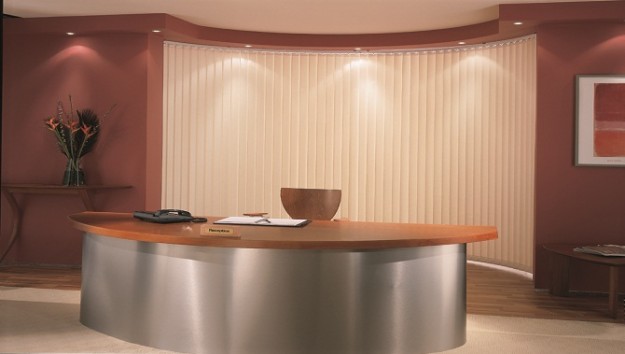 Create striking and welcoming office receptions Another incredible image of our blinds Cardiff in a reception area