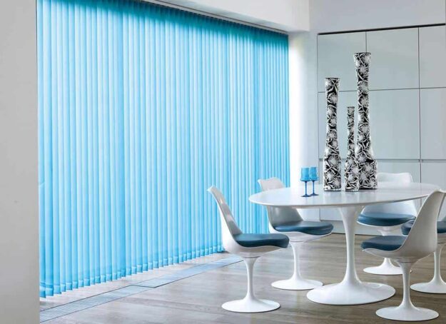 splash capri_resized A picture of a dining room with blue blinds Cardiff